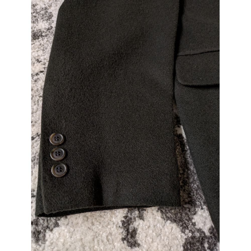 Brooks 346 Mens Jacket 42L Black Camel Hair 2 Button Blazer Sport Coat - Picture 4 of 12